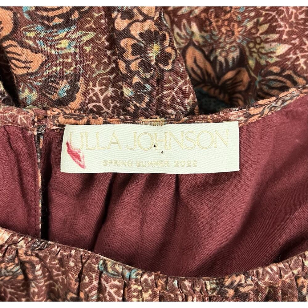 Ulla Johnson Adele Flutter Sleeve Mini Dress In R… - image 8